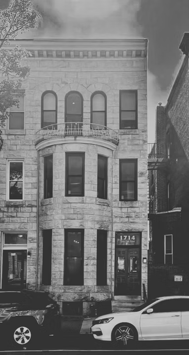 Exterior of the AL TAX SERVICE office building in Baltimore